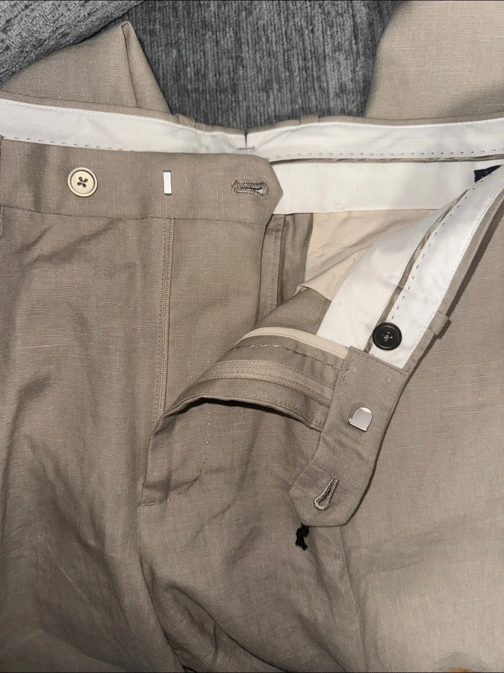 MANGO MEN LINEN PANTS